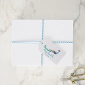 Pfauenweihnachtsmarke Personalisiert Geschenkanhänger