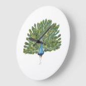 Pfauenzange Große Wanduhr (Winkel)