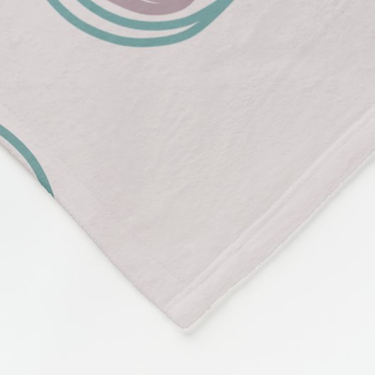 Pfauenzirkel Fleecedecke (Ecke)