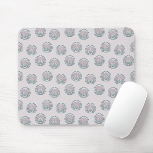 Pfauenzirkel Mousepad (Mit Mouse)