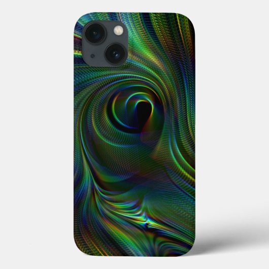 Pfaufederfarbestarker Xtreme iPhone Fall Case-Mate iPhone Hülle (Rückseite)