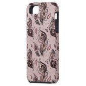 Pfaufedermuster Case-Mate iPhone Hülle (Rückseite Links)