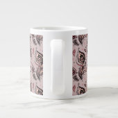 Pfaufedermuster Jumbo-Tasse (Rückseite)