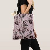 Pfaufedermuster Tasche (Von Nahem)