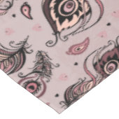 Pfaufedermuster Tischdecke (Schrägansicht)