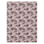 Pfaufedermuster Tischdecke (Vorderseite)