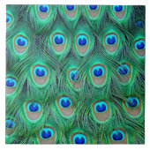 Pfaufedern Fliese (Vorderseite)