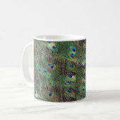 Pfaufedern Kaffeetasse (Vorderseite Links)