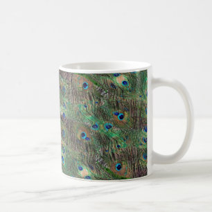 Pfaufedern Kaffeetasse