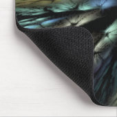 Pfaufedern Mousepad (Ecke)