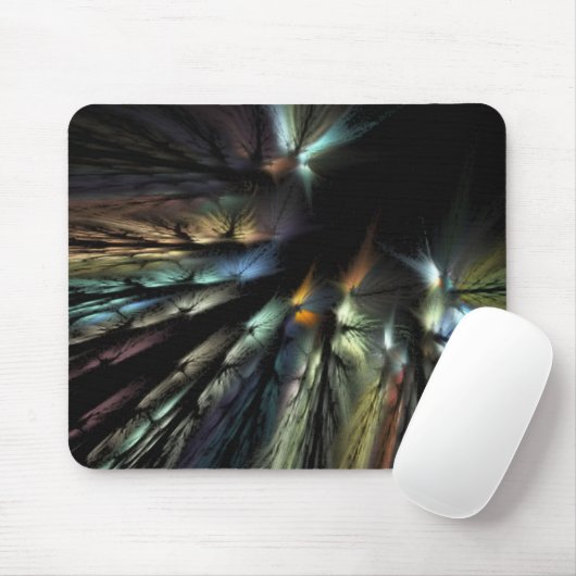Pfaufedern Mousepad (Mit Mouse)