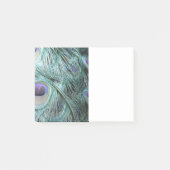 Pfaufedern Post-it Klebezettel (Vorderseite)