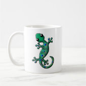 PfauGecko Kaffeetasse (Links)