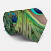 Pfaugefieder Krawatte (Gerollt)