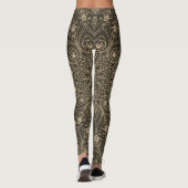 Pfauinspirationen Leggings (Rückseite)