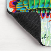 Pfaumantis-Garnele-Riff-Tier Mousepad (Ecke)