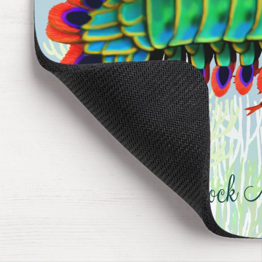 Pfaumantis-Garnele-Riff-Tier Mousepad (Ecke)