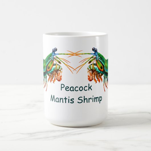 Pfaumantis-Garnele-Tasse Kaffeetasse (Mittel)