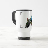 Pfaureise-Tasse Reisebecher (Vorderseite Links)