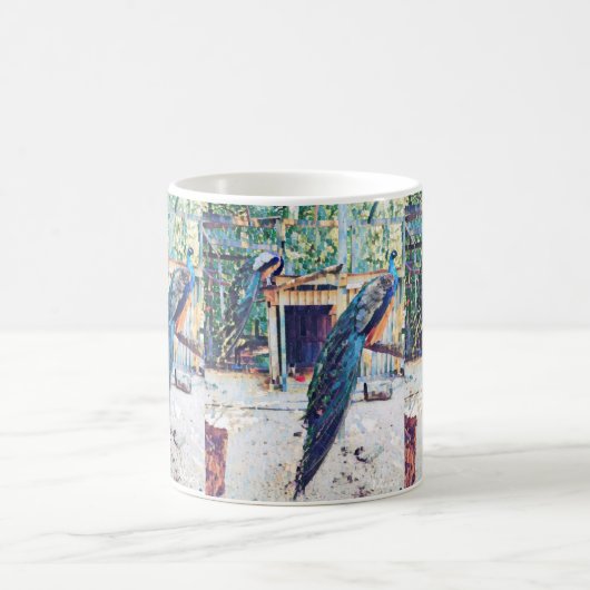 Pfaus durch Harlem-Mutter Kaffeetasse (Mittel)