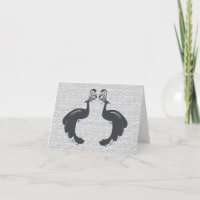 PFAUS u. KIESEL Notecard
