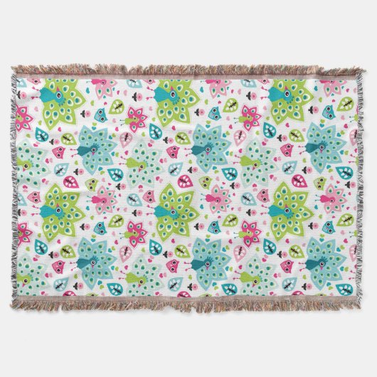 Pfauvogel und -eule decke (Vorderseite)