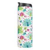 Pfauvogel und -eule thermosbecher (Nach rechts gedreht)