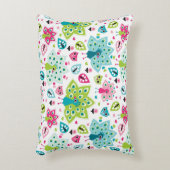 Pfauvogel und -eule zierkissen (Vorderseite(Vertikal))