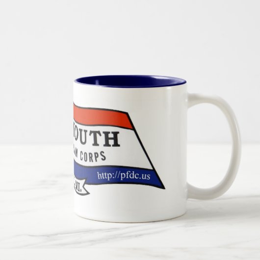 PFDC Autoaufkleber-Tasse Zweifarbige Tasse (Rechts)