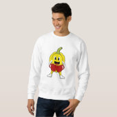Pfeffer als Boxer mit Boxhandschuhen Sweatshirt (Vorne ganz)