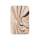 Pfeffer auf beige, braun und hellorange badematte (Vorderseite Vertikal)