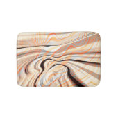 Pfeffer auf beige, braun und hellorange badematte (Vorderseite)