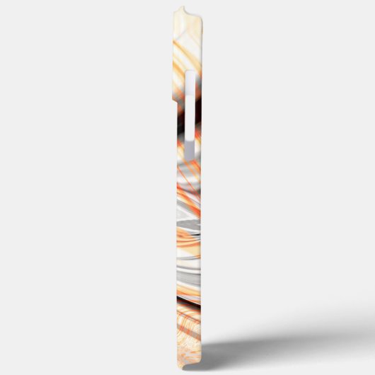 Pfeffer auf beige, braun und hellorange Case-Mate iPhone hülle (Rückseite / Links)