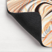 Pfeffer auf beige, braun und hellorange mousepad (Ecke)