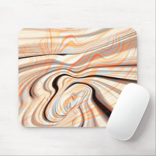 Pfeffer auf beige, braun und hellorange mousepad