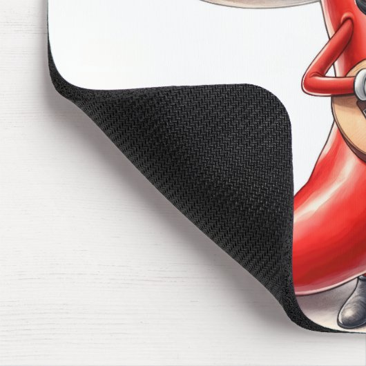 Pfeffer aus mexikanischem Rotem Chili mit Gitarre Mousepad (Ecke)