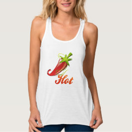 Pfeffer aus rotem Chili "heiß" Tank Top