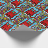 Pfeffer, das Katzenwackelpapier Geschenkpapier (Ecke)