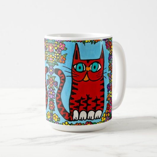 Pfeffer der Cat-Kaffee-Tasse Kaffeetasse (VorderseiteRechts)