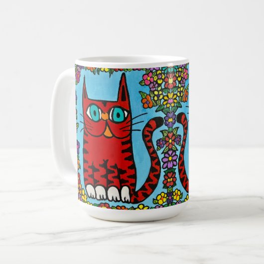 Pfeffer der Cat-Kaffee-Tasse Kaffeetasse (Vorderseite Links)