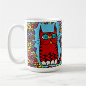 Pfeffer der Cat-Kaffee-Tasse Kaffeetasse (Links)