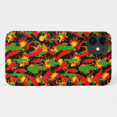 Pfeffer, Flammen und Kaktus, Chili drucken Case-Mate iPhone Hülle (Rückseite (Horizontal))