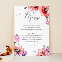 Pfeffer Hochzeit von Aquarellblumen