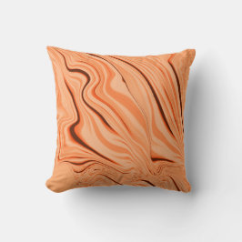 Pfeffer in orangefarbenen, gekrümmten Flaschen Kissen