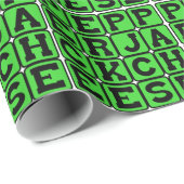 Pfeffer-Jack-Käse, Gewürzkäse Geschenkpapier (Rolleneckpunkt)