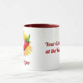 Pfeffer mit Flame Coffee Tasse (Zentrum)