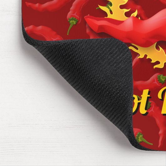 Pfeffer mit Flame Mouse Pad Mousepad (Ecke)