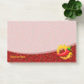 Pfeffer mit Flamme Post-it Klebezettel (Büro)