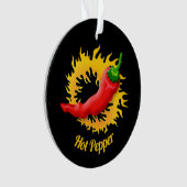 Pfeffer mit flammendem Dekor Ornament (Vorderseite)