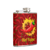 Pfeffer mit Flammenflasche Flachmann (Rechts)